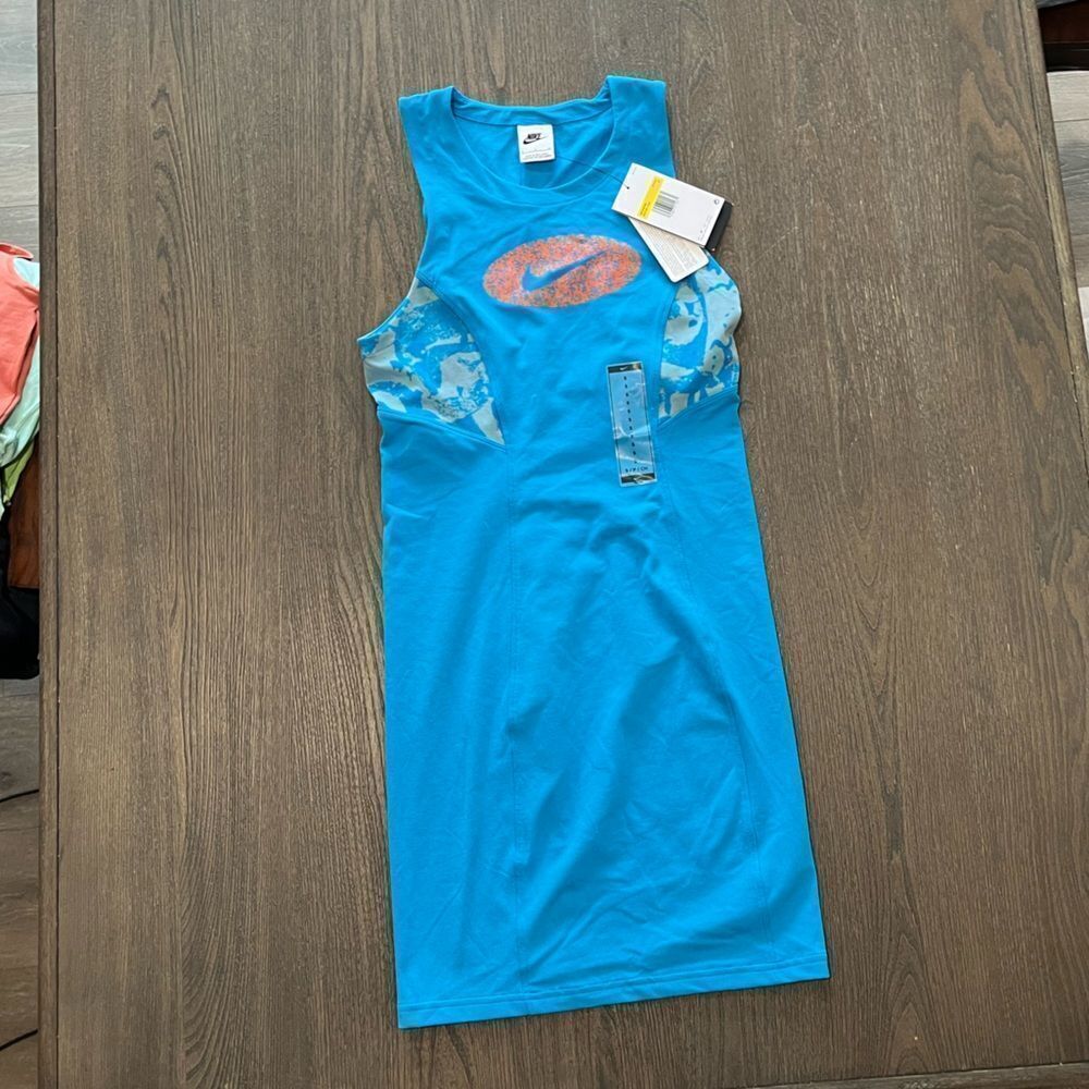 Nike Blue and Orange Mini Dress